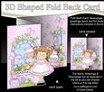 3D Shaped No-Hole Fold Back Mini Kit -  Country Cottage Girlz Liz  has Cupcakes