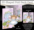 3D Shaped No-Hole Fold Back Mini Kit -  Country Cottage Girlz Liz  has Cupcakes