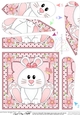 Cute Little Bunny Fan Pyramage Topper