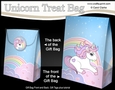 3D Gift Bag Mini Kit -  Cute Little Unicorn Sparkle