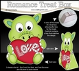 3D Valentine Treat Box Mini Kit - Cute Dinosaur has a Love Heart
