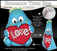3D Valentine Treat Box Mini Kit - Cute Dinosaur has a Love Heart