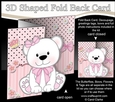 3D Shaped No-Hole Fold Back Mini Kit - Cute Little Belle Bear