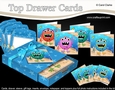 3D Top Drawer Cards Bumper Kit - Cute Aliens - Vesh, Dula, Juya, Xago