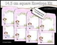 Country Cottage Girlz 14.5 x 14.5 cm envelope Kit