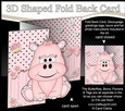 3D Shaped No-Hole Fold Back Mini Kit - Cute Little Hilda Hippo