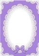 A4 Pearls and Lace Card Front