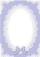 A4 Pearls and Lace Card Front