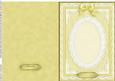 A5 Pearls, Lace and Ribbon Plain Card Base