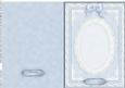 A5 Pearls, Lace and Ribbon Plain Card Base