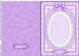 A5 Pearls, Lace and Ribbon Plain Card Base