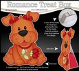 3D Valentine Treat Box Mini Kit - Cute Romantic Rusty Dog has a Rose