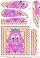 Cute Little Dinosaur Fan Pyramage Topper