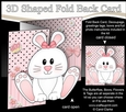 3D Shaped No-Hole Fold Back Mini Kit - Cute Little Ipsy Bunny