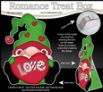 3D Valentine Treat Box Mini Kit - Cute Gnome has a Love Heart