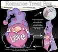 3D Valentine Treat Box Mini Kit - Cute Gnome has a Love Heart