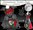 3D Valentine Treat Box Mini Kit - Cute Romantic Scottie Dog has a Rose