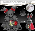 3D Valentine Treat Box Mini Kit - Cute Romantic Scottie Dog has a Rose