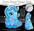 3D Cute Treat Box Gift Set Mini Kit - Cute Little Pony Lightning