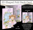 3D Shaped No-Hole Fold Back Mini Kit -  Country Cottage Girlz Liz has some Pretty Tulips