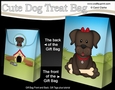 3D Gift Bag Mini Kit - Cute Little Chocolate Labrador Dog Velvet 
