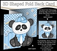 3D Shaped No-Hole Fold Back Mini Kit - Cute Little Panda Chi Chi