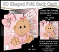 3D Shaped No-Hole Fold Back Mini Kit - Cute Little Ethnic Baby Girl Veena