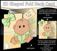 3D Shaped No-Hole Fold Back Mini Kit - Cute Little Ethnic Baby Deepu