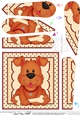 Cute Little Rusty Dog Fan Pyramage Topper