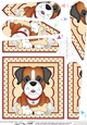 Cute Little Boxer Dog Fan Pyramage Topper