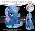 3D Cute Treat Box Gift Set Mini Kit - Cute Little Pony Twinkle
