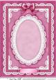 A4 Pearls, Lace and Ribbon Plain Card Base