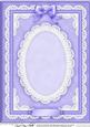 A4 Pearls, Lace and Ribbon Plain Card Base