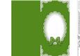 Dl Pearls and Lace Card Front or Insert
