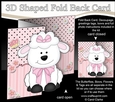 3D Shaped No-Hole Fold Back Mini Kit - Cute Little Laura Lamb