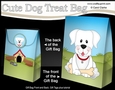 3D Gift Bag Mini Kit - Cute Little White Labrador Dog Dash