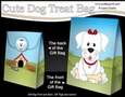 3D Gift Bag Mini Kit - Cute Little White Labrador Dog Dinky