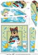 Fan Pyramage Topper - Bathtub Buddies - Little Yorkie Dog