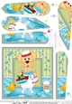 Fan Pyramage Topper - Bathtub Buddies - Little Golden Labrador Dog