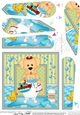 Fan Pyramage Topper - Bathtub Buddies - Little Golden Labrador Dog