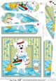 Fan Pyramage Topper - Bathtub Buddies - Little Chocolate Labrador Dog