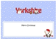 Large DL Merry Christmas from YORKSHIRE insert
