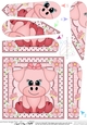 Cute Little Pig Fan Pyramage Topper