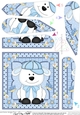Cute Little Lamb Fan Pyramage Topper