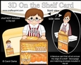3D On the Shelf Card Kit - Teen Kirby works at the Bread & Bun Bakery