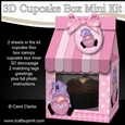 3D Mothers Day Mini Milk Carton Cupcake Treat Box Mini Kit - Cute Little Gnome