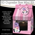 3D Mothers Day Mini Milk Carton Cupcake Treat Box Mini Kit - Cute Little Gnome