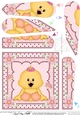 Cute Little Chick Fan Pyramage Topper