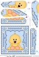 Cute Little Chick Fan Pyramage Topper