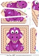 Cute Little Dinosaur Fan Pyramage Topper